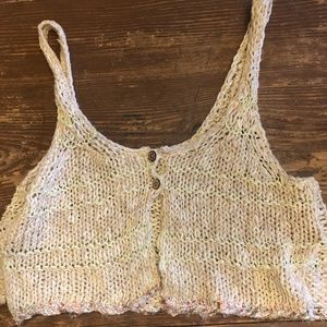 Free People crochet vest